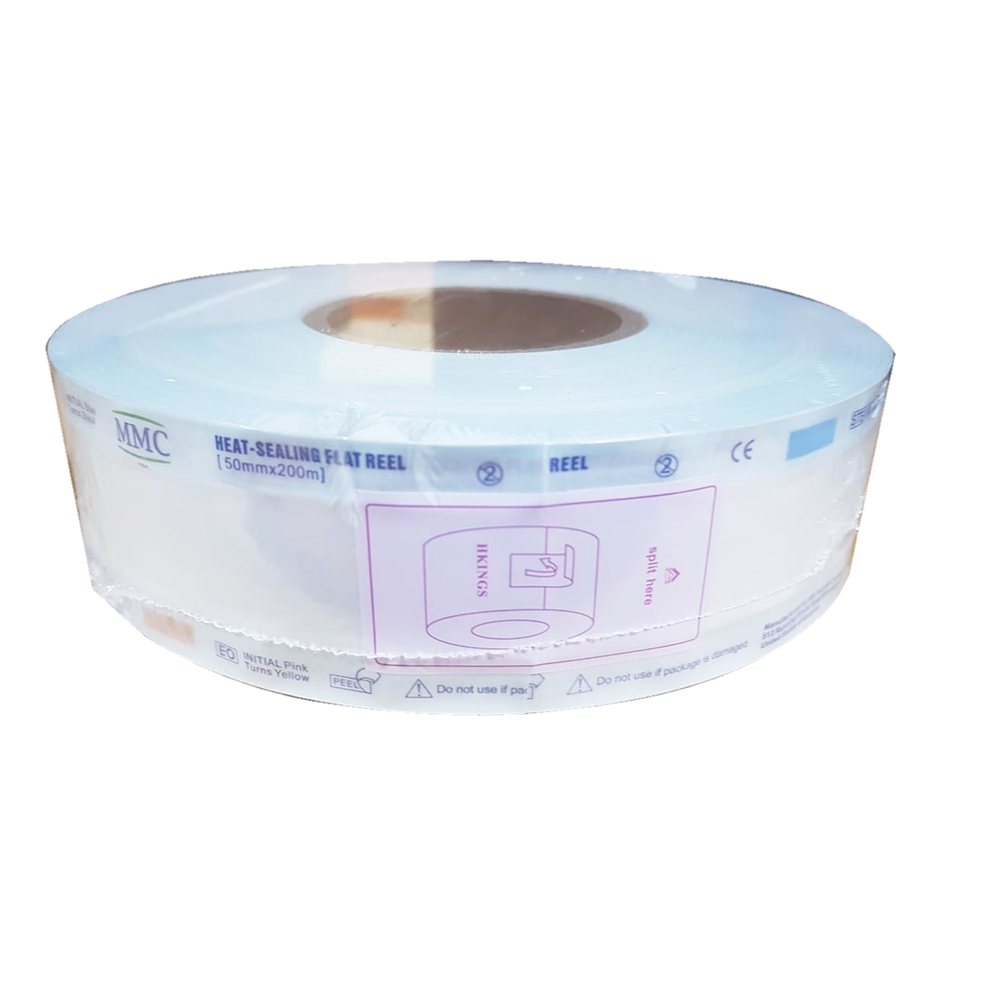 MMC Sterilization Reel Heat Sealing Flat Reel Paper + Blue Film