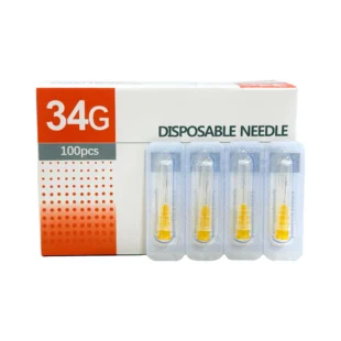 Disposable needle 34g